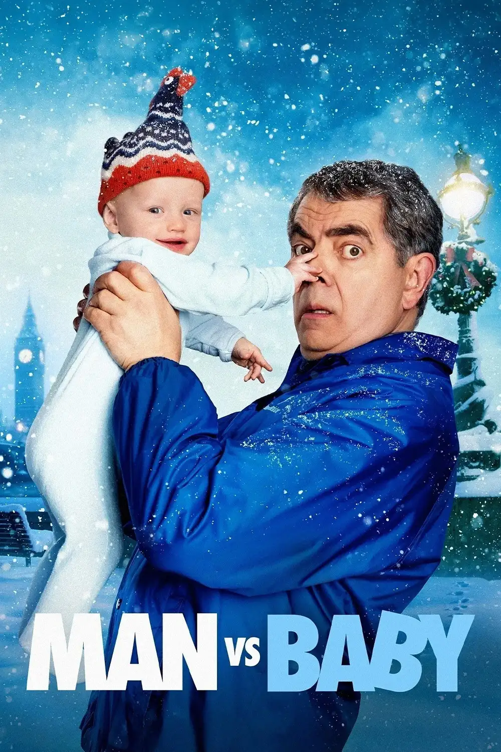 مرد در مقابل بچه